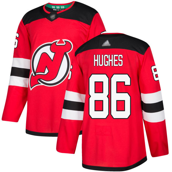 Devils #86 Jack Hughes Red Home Authentic Stitched Youth Hockey Jersey Devils #86 Jack Hughes Red Home Authentic Stitched Youth Hockey Jersey