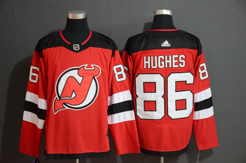 Devils 86 Jack Hughes Red Adidas Jersey Devils 86 Jack Hughes Red Adidas Jersey