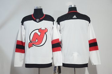 Devils Blank White Adidas Jersey Devils Blank White Adidas Jersey