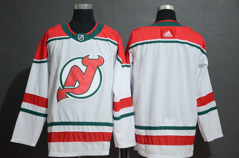 Devils White Alternate Breakaway Adidas Jersey