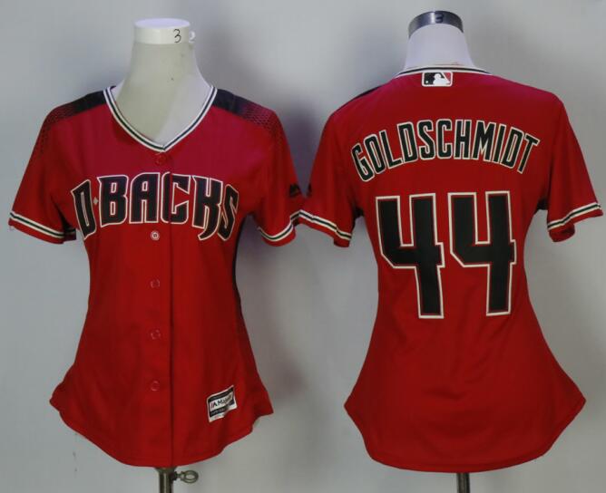 Diamondbacks 44 Paul Goldschmidt Red Sedona Women Cool Base Jersey Diamondbacks 44 Paul Goldschmidt Red Sedona Women Cool Base Jersey