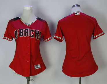 Diamondbacks Blank Red Sedona Women Cool Base Jersey Diamondbacks Blank Red Sedona Women Cool Base Jersey