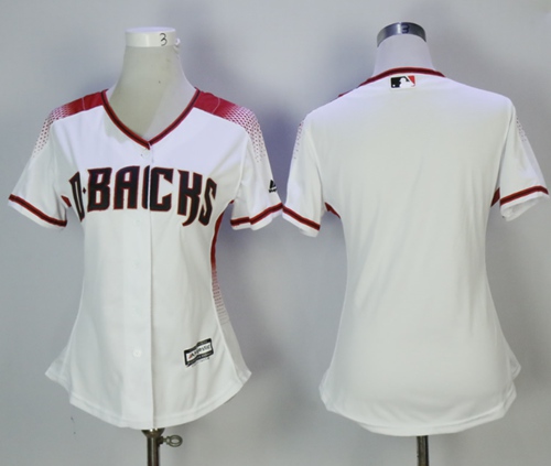 Diamondbacks Blank White Sedona Home Women's Stitched MLB Jersey Diamondbacks Blank White Sedona Home Women's Stitched MLB Jersey