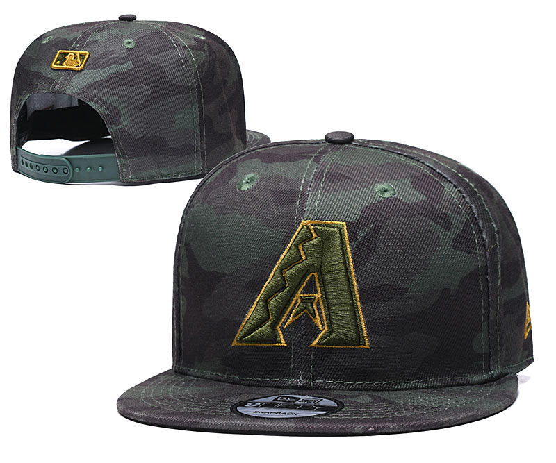 Diamondbacks Team Logo Camo Adjustable Hat TX
