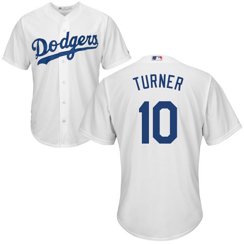 Dodgers #10 Justin Turner White Cool Base Stitched Youth MLB Jersey Dodgers #10 Justin Turner White Cool Base Stitched Youth MLB Jersey