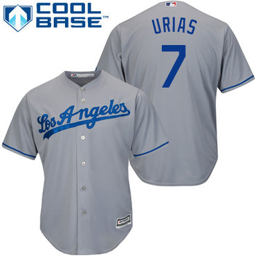 Dodgers #7 Julio Urias Grey Cool Base Stitched Youth MLB Jersey Dodgers #7 Julio Urias Grey Cool Base Stitched Youth MLB Jersey