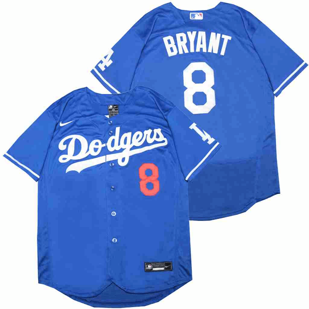 Dodgers 8 Kobe Bryant Royal 2020 Nike KB Cool Base Jersey