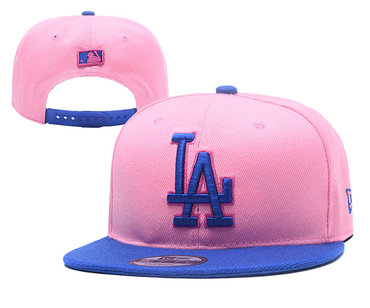 Dodgers Fresh Logo Pink Adjustable Hat YD