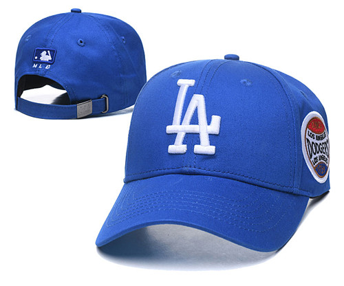 Dodgers Fresh Logo Royal Peaked Adjustable Hat TX