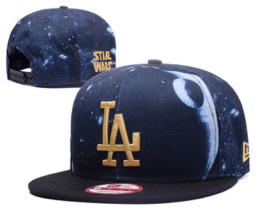 Dodgers Gold Logo Star Wars Adjustable Hat YS