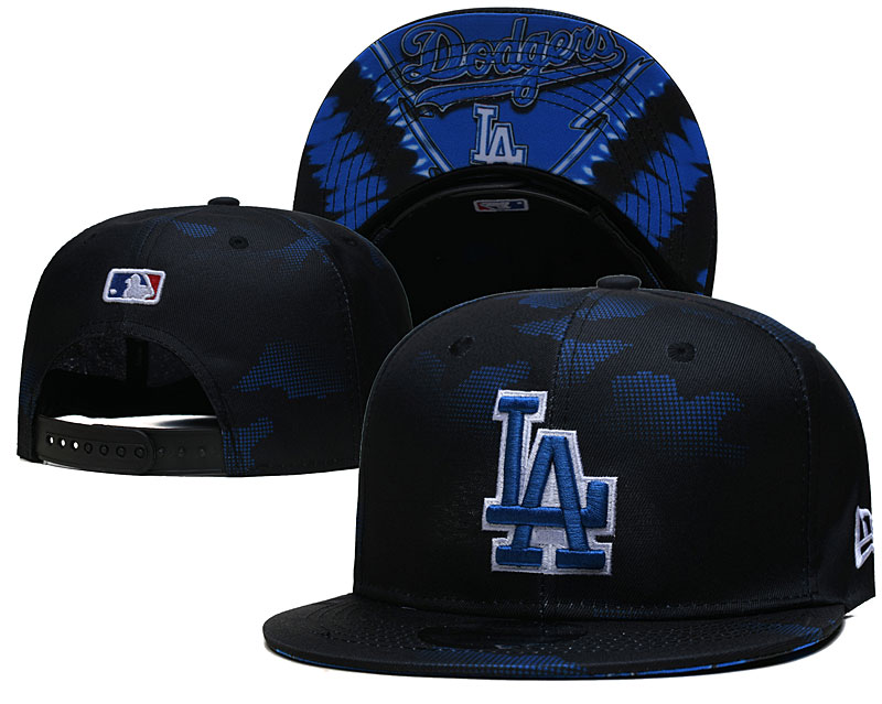 Dodgers Snapback Black Hat --YD
