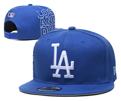 Dodgers Team Logo Blue Adjustable Hat YD