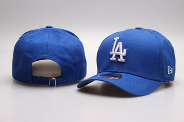 Dodgers Team Logo Blue Adjustable Hat YP