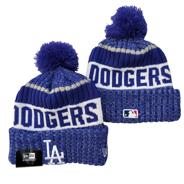 Dodgers Team Logo Blue Knit Hat YD Dodgers Team Logo Blue Knit Hat YD