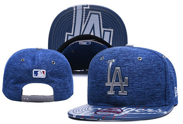 Dodgers Team Logo Navy Adjustable Hat YD