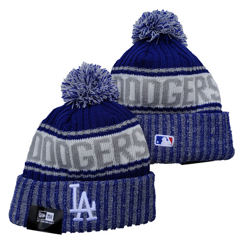 Dodgers Team Logo Pom Knit Hat YD