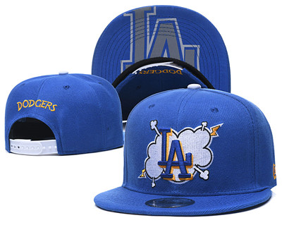 Dodgers Team Logo Royal Adjustable Hat GS