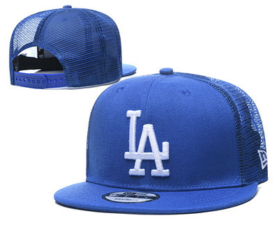 Dodgers Team Logo Royal Adjustable Hat TX
