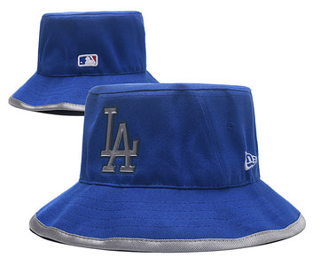 Dodgers Team Logo Royal Wide Brim Hat YD