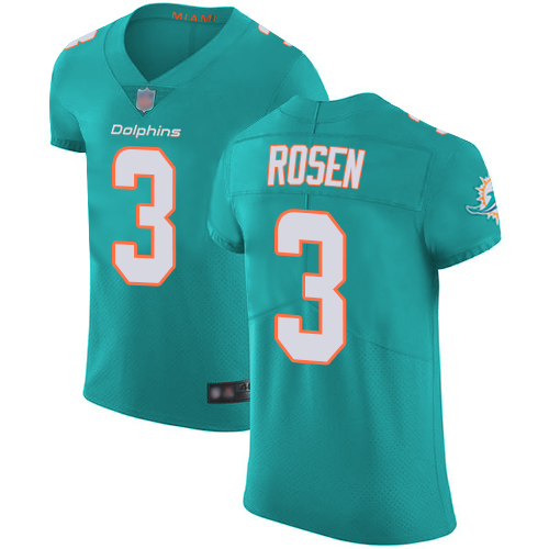 Dolphins #3 Josh Rosen Aqua Green Team Color Men's Stitched Football Vapor Untouchable Elite Jersey Dolphins #3 Josh Rosen Aqua Green Team Color Men's Stitched Football Vapor Untouchable Elite Jersey