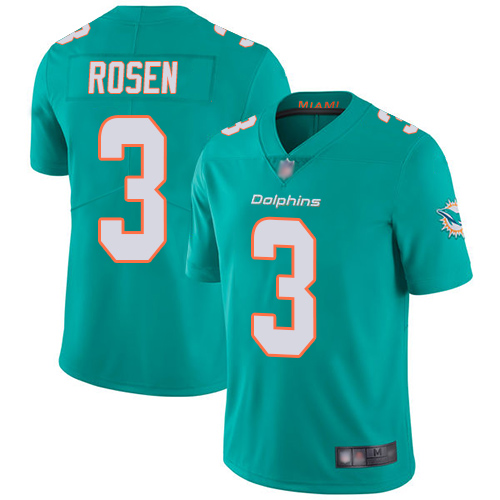 Dolphins #3 Josh Rosen Aqua Green Team Color Youth Stitched Football Vapor Untouchable Limited Jersey Dolphins #3 Josh Rosen Aqua Green Team Color Youth Stitched Football Vapor Untouchable Limited Jersey