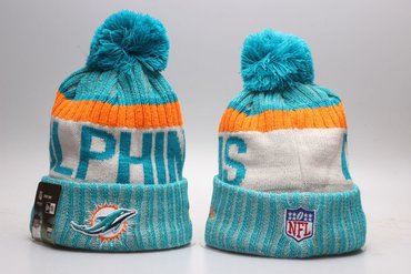 Dolphins Fresh Logo Aqua Knit Hat YP