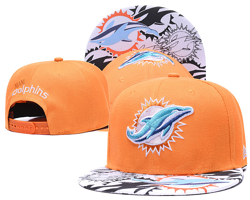 Dolphins Fresh Logo Yellow Adjustable Hat GS