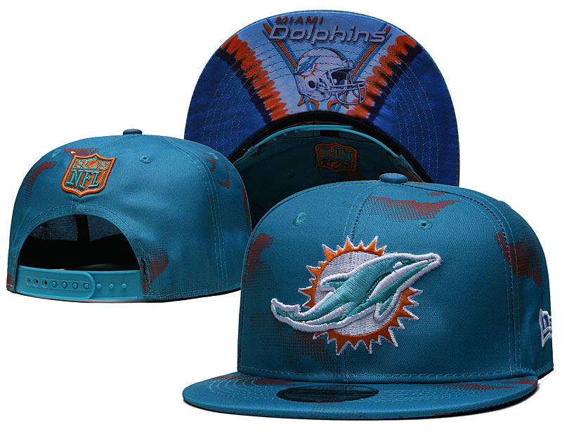 Dolphins Snapback Hat Green--YD
