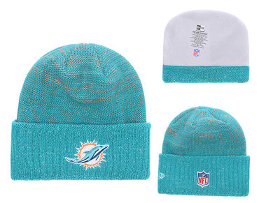 Dolphins Team Logo Auqa Knit Hat YD2
