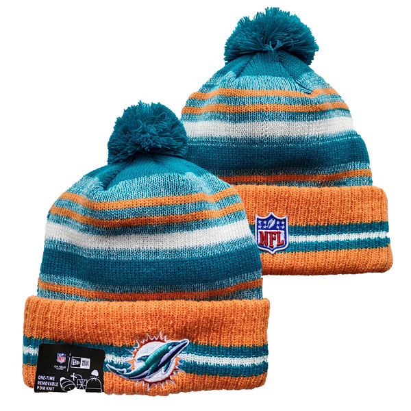 Dolphins Team Logo Pom Knit Hat YD