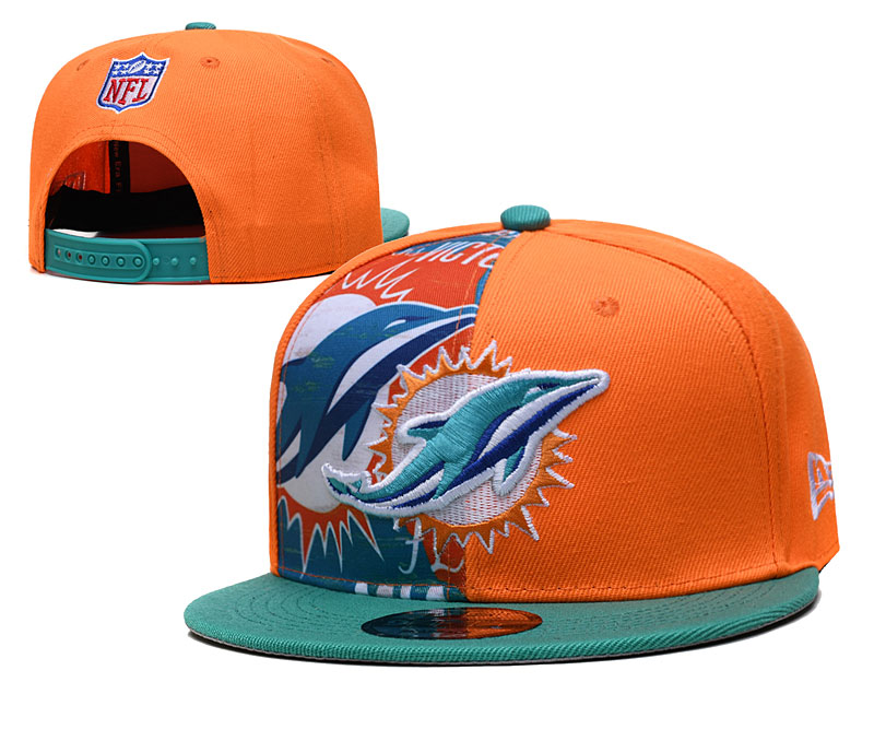 Dolphins Team Logo Snapback Hat --TX