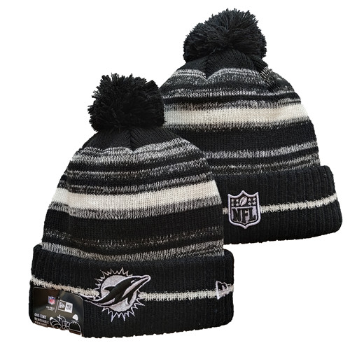 Dophins Team Logo Pom Knit Hat 1 YD