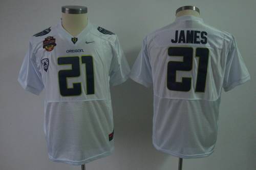 Ducks #21 LaMichael James White Stitched Youth NCAA Jersey Ducks #21 LaMichael James White Stitched Youth NCAA Jersey