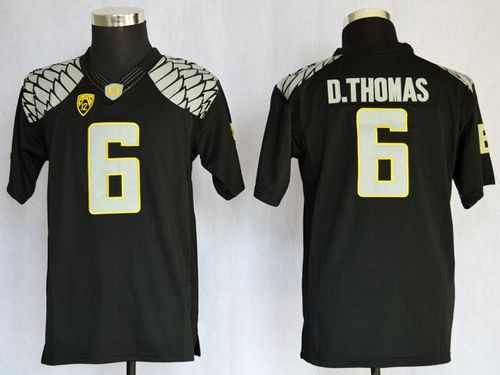 Ducks #6 De'Anthony Thomas Black Limited Stitched Youth NCAA Jersey Ducks #6 De'Anthony Thomas Black Limited Stitched Youth NCAA Jersey