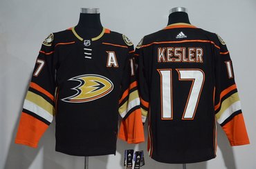 Ducks 17 Ryan Kesler Black Adidas Jersey