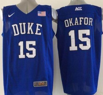Duke Blue Devils #15 Jahlil Okafor Royal Blue Basketball Elite Stitched NCAA Jersey