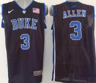 Duke Blue Devils #3 Grayson Allen Black Basketball Stitched NCAA Jersey
