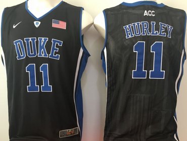 Duke Blue Devils 11 Bobby Hurley Black College Basketball Jersey