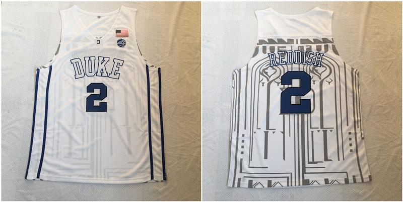 Duke Blue Devils 2 Cam Reddish White Nike College Basketball Jersey Duke Blue Devils 2 Cam Reddish White Nike College Basketball Jersey