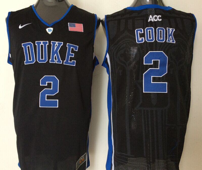 Duke Blue Devils 2 Quinn Cook White College Basketball Jersey