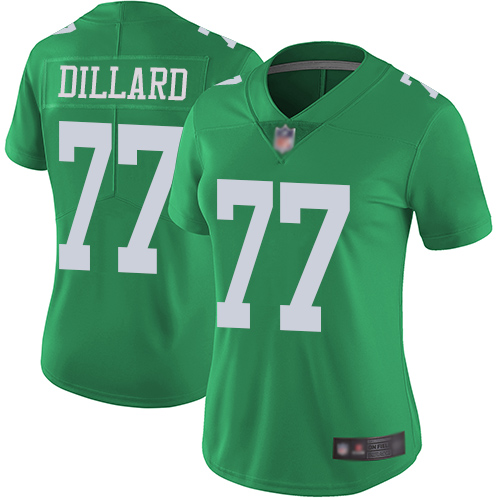 Eagles #77 Andre Dillard Green Women's Stitched Football Limited Rush Jersey Eagles #77 Andre Dillard Green Women's Stitched Football Limited Rush Jersey