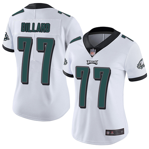 Eagles #77 Andre Dillard White Women's Stitched Football Vapor Untouchable Limited Jersey Eagles #77 Andre Dillard White Women's Stitched Football Vapor Untouchable Limited Jersey