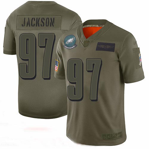 Eagles #97 Malik Jackson Camo Youth Stitched Football Limited 2019 Salute to Service Jersey Eagles #97 Malik Jackson Camo Youth Stitched Football Limited 2019 Salute to Service Jersey