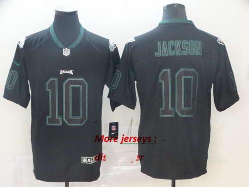 Eagles 10 DeSean Jackson Black Shadow Legend Limited Jersey
