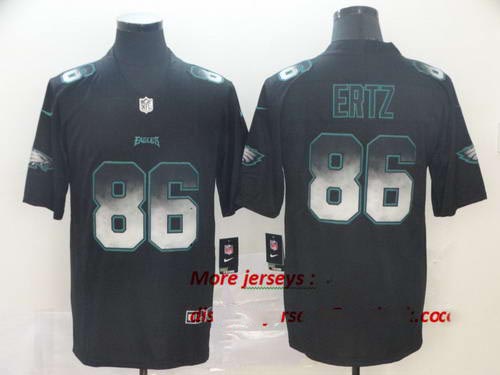 Eagles 86 Zach Ertz Black Arch Smoke Vapor Untouchable Limited Jersey