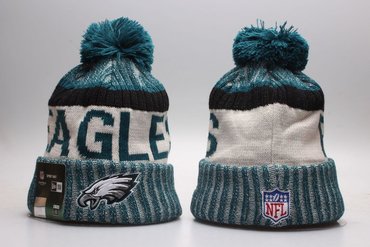 Eagles Fresh Logo Green Fashion Knit Hat YP