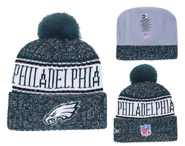 Eagles Fresh Logo Green Knit Hat YD