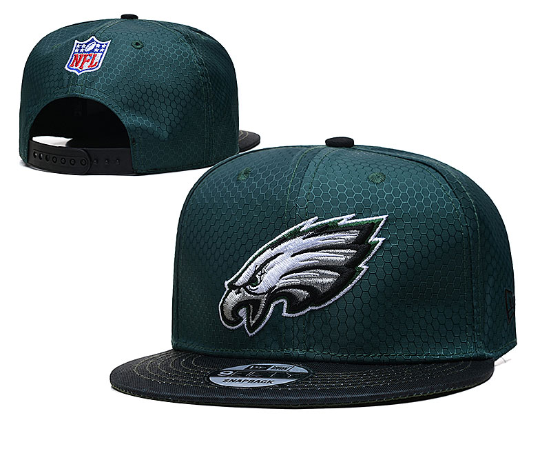 Eagles Team Logo Green Adjustable Hat TX