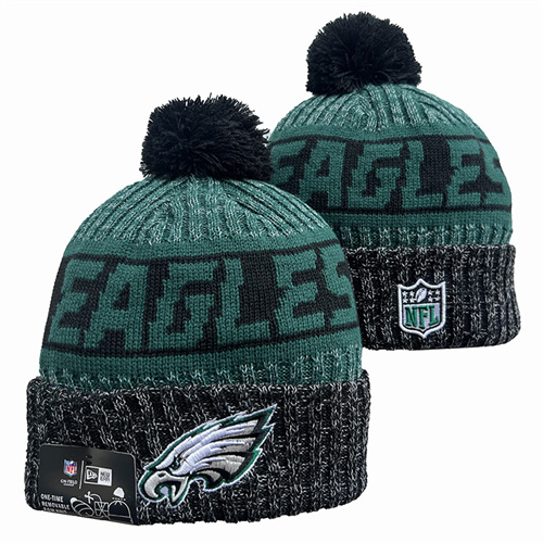 Eagles Team Logo Pom Knit Hat YD-4