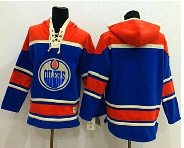 Edmonton Oilers Blank Light Blue Sawyer Hooded Sweatshirt Stitched NHL Jersey Edmonton Oilers Blank Light Blue Sawyer Hooded Sweatshirt Stitched NHL Jersey
